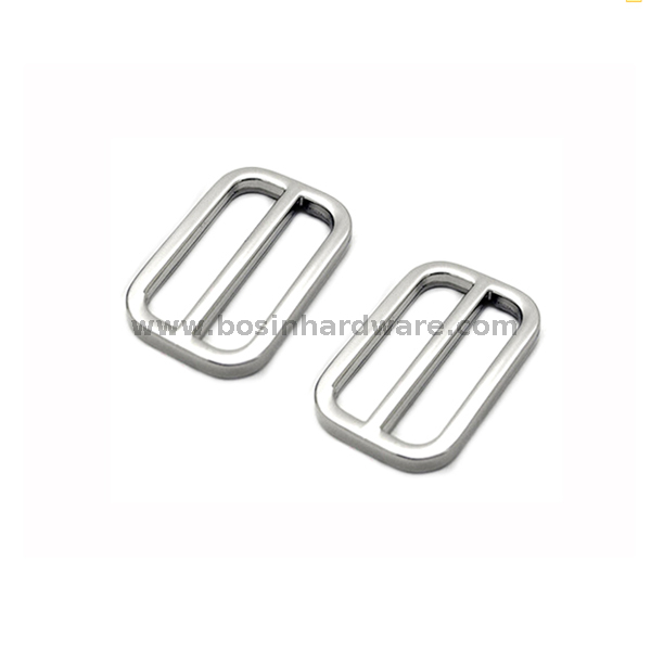 Quality Shiny Silver Flat Metal Adjuster Sliders Square Buckle Buy